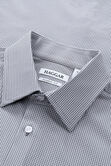 Smart Wash&reg; Dress Shirt - Grey Check, Grey view# 4