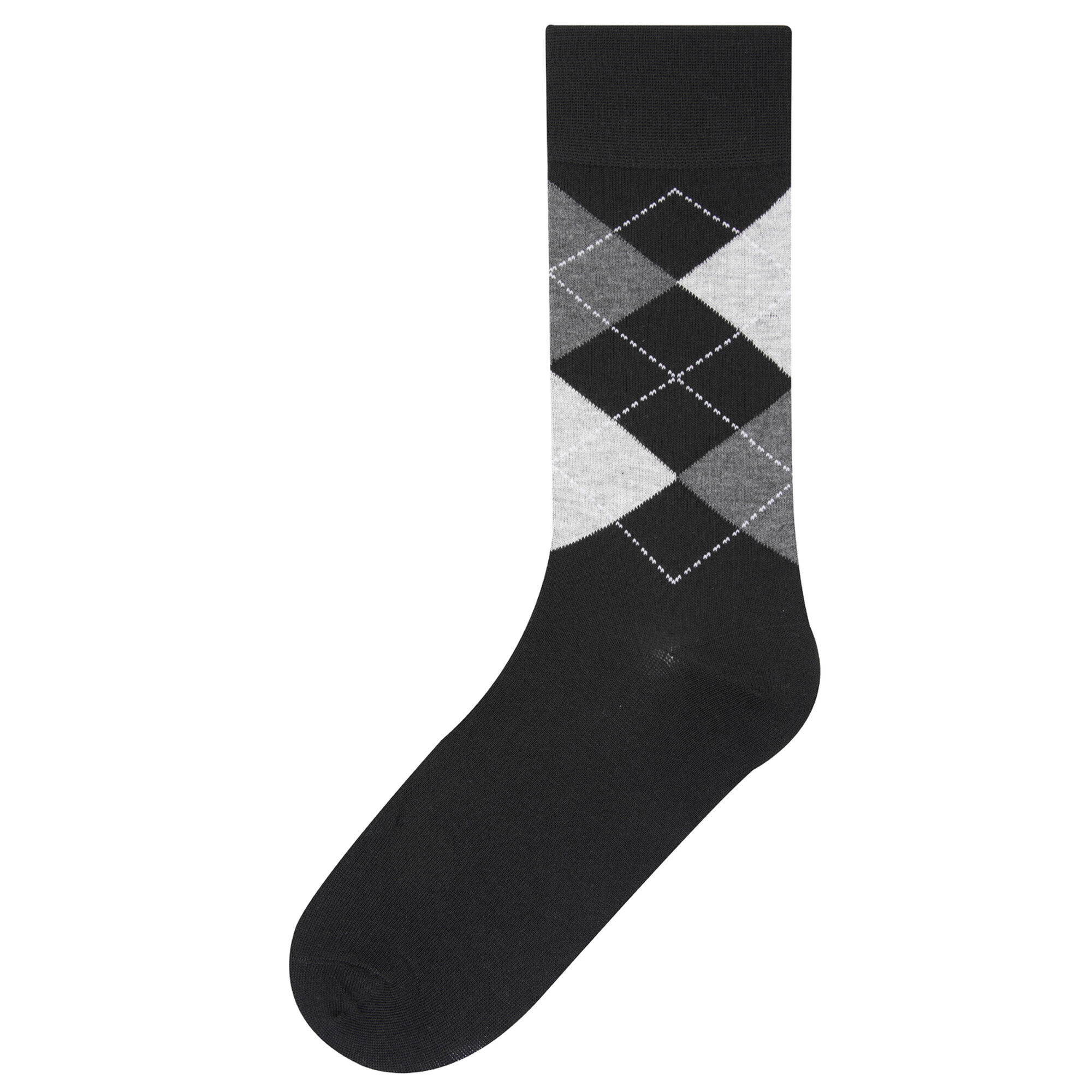 Haggar Argyle Dress Socks Black (5R19-2022 Clothing Underwear & Socks) photo