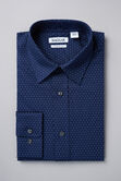 Premium Comfort Dress Shirt - Indigo, Indigo view# 1