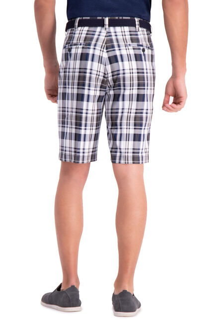 Cool 18&reg; Pro Madras Plaid Short, BLUE view# 3