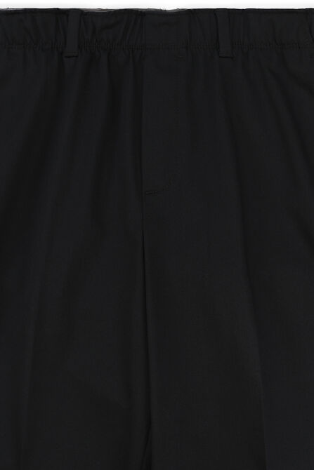 Premium No Iron Khaki Pull On Pant, Black view# 6