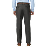 J.M. Haggar Dress Pant - Sharkskin, Dark Heather Grey view# 3