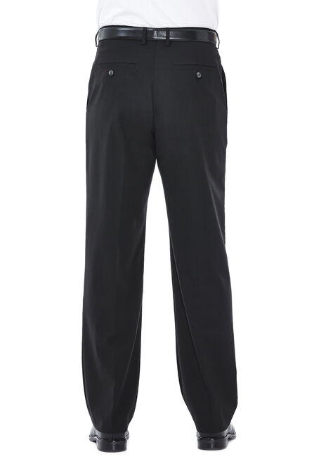 Premium Stretch Solid Dress Pant, Black view# 3