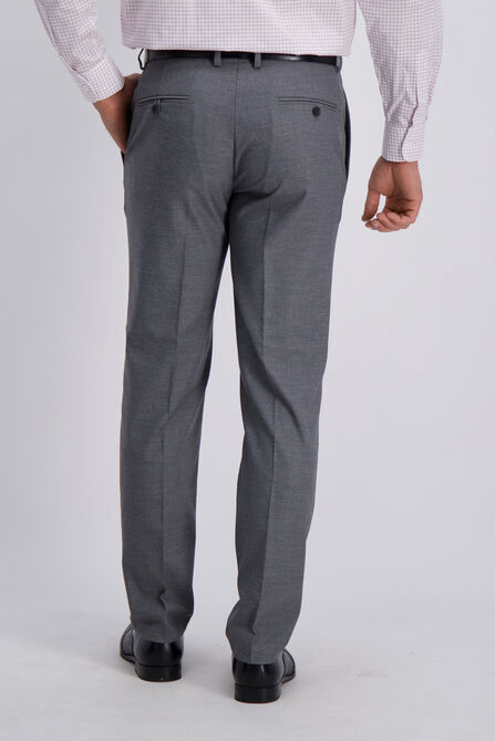 J.M. Haggar Suit Pant - Subtle Grid, Graphite view# 3