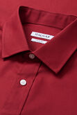 Premium Comfort Dress Shirt - Red Solid, Red view# 4