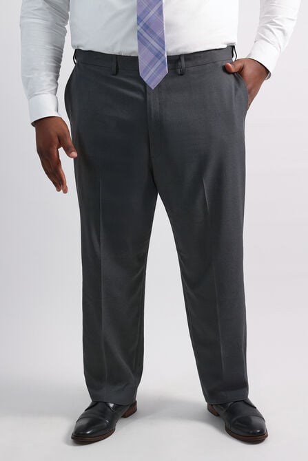 Big &amp; Tall Premium Comfort Tonal Plaid Dress Pant,  view# 2