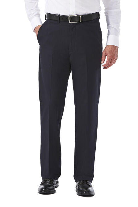 Big &amp; Tall Premium Stretch Solid Dress Pant, Navy view# 1