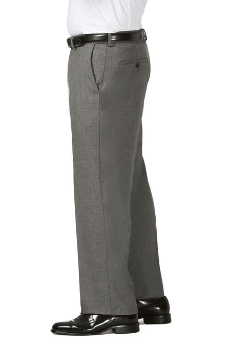 Big &amp; Tall J.M. Haggar Dress Pant - Sharkskin, Medium Grey view# 2