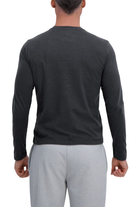 Jaspe Long Sleeve Crewneck Tee, Charcoal Htr view# 2