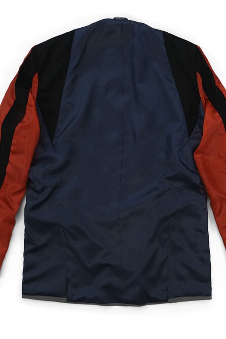 J.M. Haggar 4-Way Stretch Suit Jacket - Plain Weave, Black view# 4
