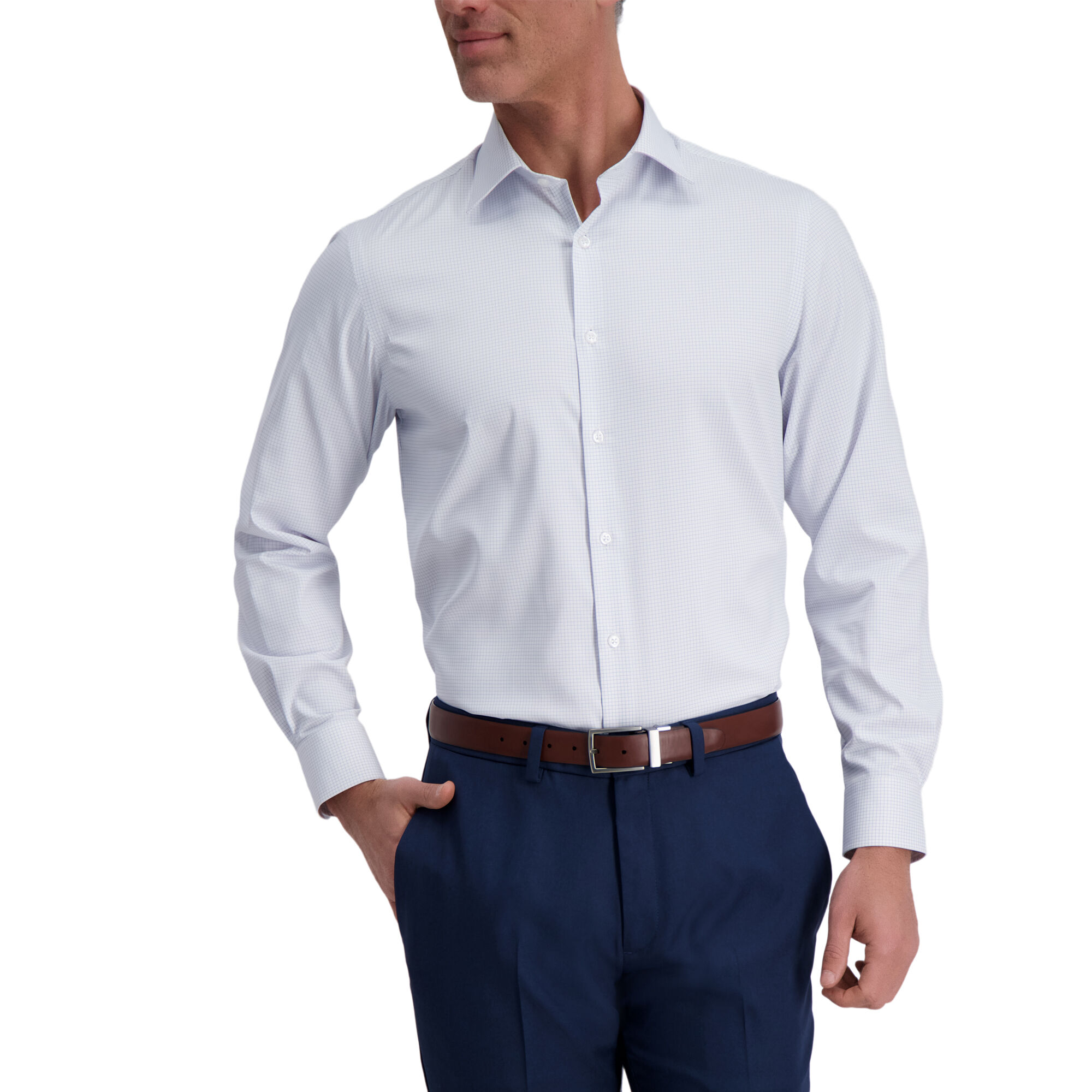 Jm haggar performance dress shirt sales