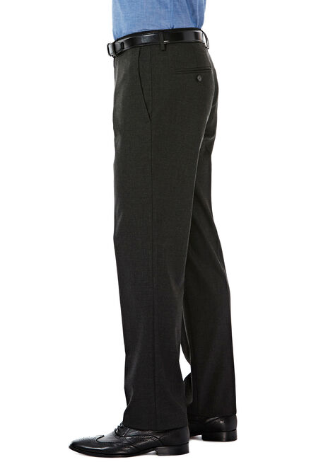 J.M. Haggar Premium Stretch Dress Slack, Black / Charcoal view# 2