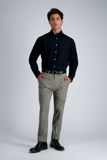 Premium Comfort Dress Shirt - Black, Black view# 3