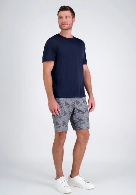 The Active Series&trade; Hybrid Leaves Print Short, Grey