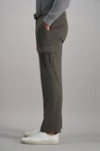 Stretch Comfort Cargo Pant, Medium Grey view# 5