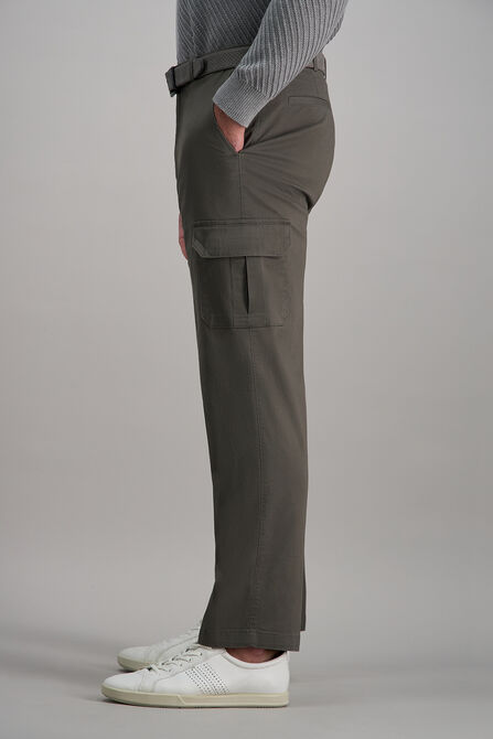 Stretch Comfort Cargo Pant, Medium Grey view# 5