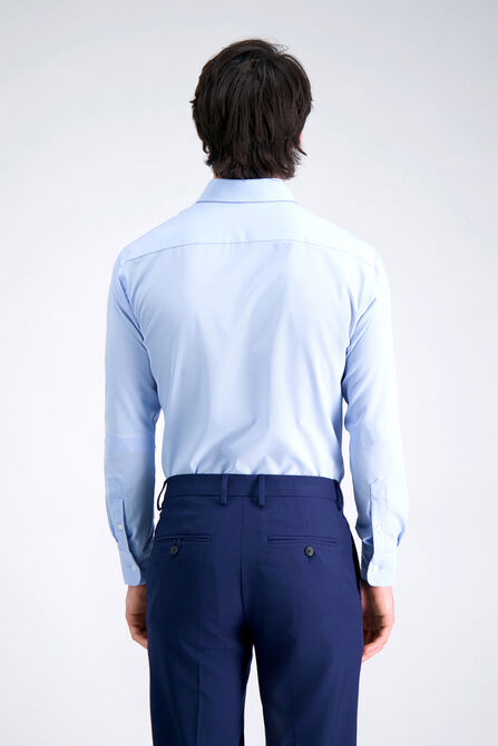 Smart Wash&trade; Dress Shirt - Blue, Light Blue view# 2