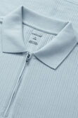 Premium Comfort Quarter Zip Jacquard Polo,  view# 4