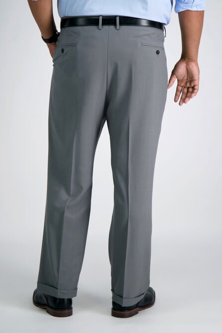 Big &amp; Tall Premium Comfort Dress Pant, Med Grey view# 4