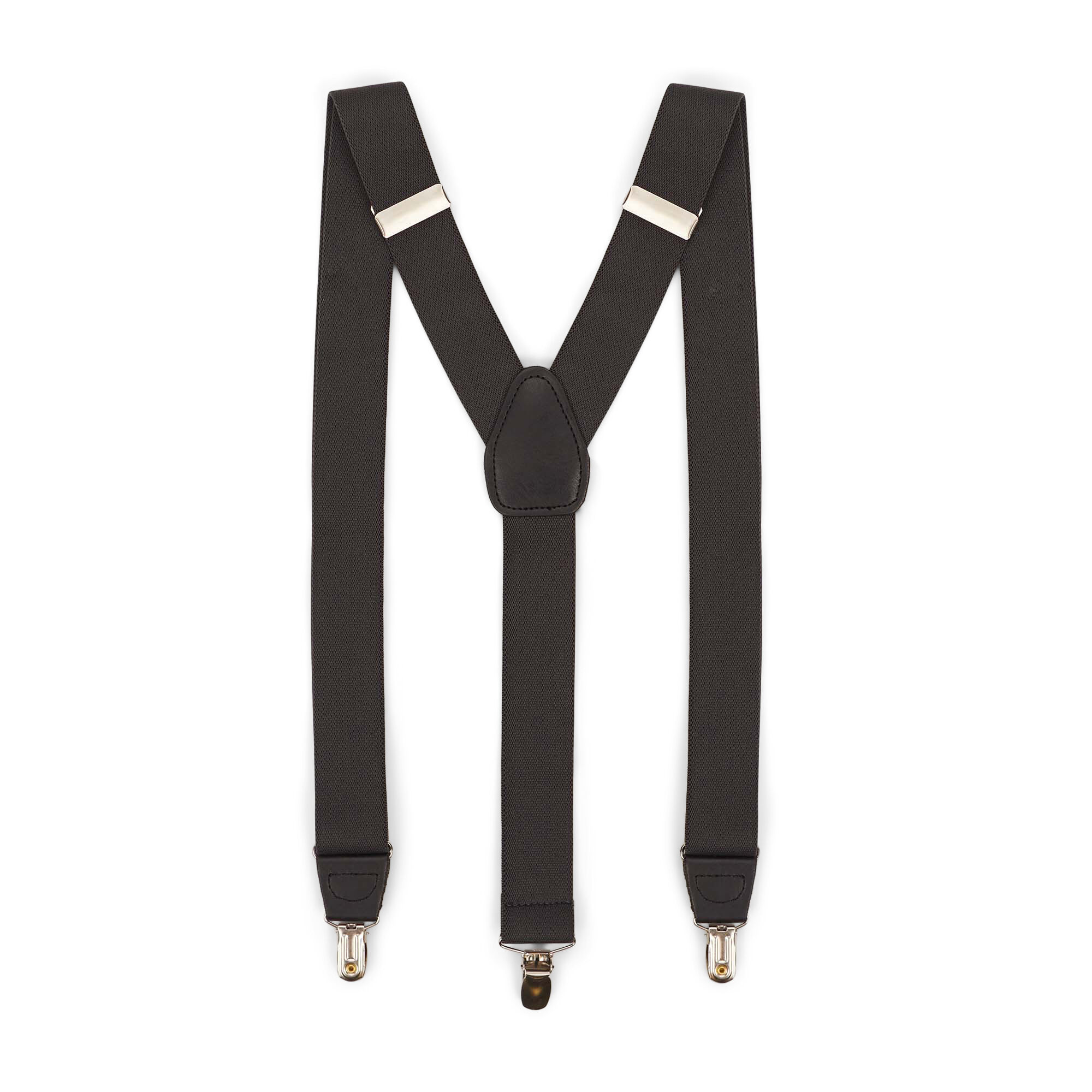 Haggar Solid Y-Back Adjustable Clip Suspender Bean (21HH510001) photo