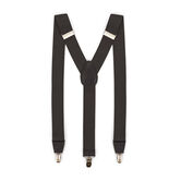 Solid Y-Back Adjustable Clip Suspender, Bean view# 1