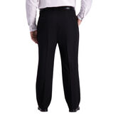 Big &amp; Tall J.M. Haggar 4-Way Stretch Dress Pant, Black view# 3