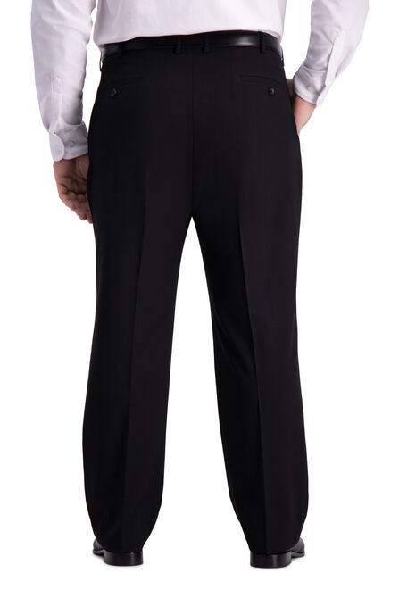 Big &amp; Tall J.M. Haggar 4-Way Stretch Dress Pant, Black view# 3