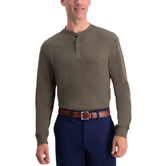 Thermal Henley,  Olive view# 1
