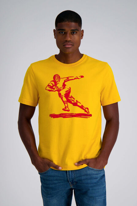 Pro Football Hall of Fame X Haggar - Vintage Player Graphic Tee,  Crimson #293 view# 1
