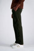 Stretch Corduroy Chino Pant, Military Green view# 3