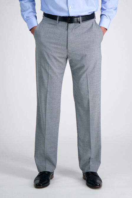 J.M. Haggar 4-Way Stretch Dress Pant - Textured Plaid,  view# 2