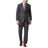 Haggar Check Sport Coat, Heather Grey view# 1