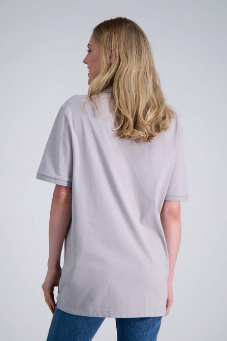 Pro Football Hall of Fame X Haggar - Vintage Wash Polo, Silver view# 4