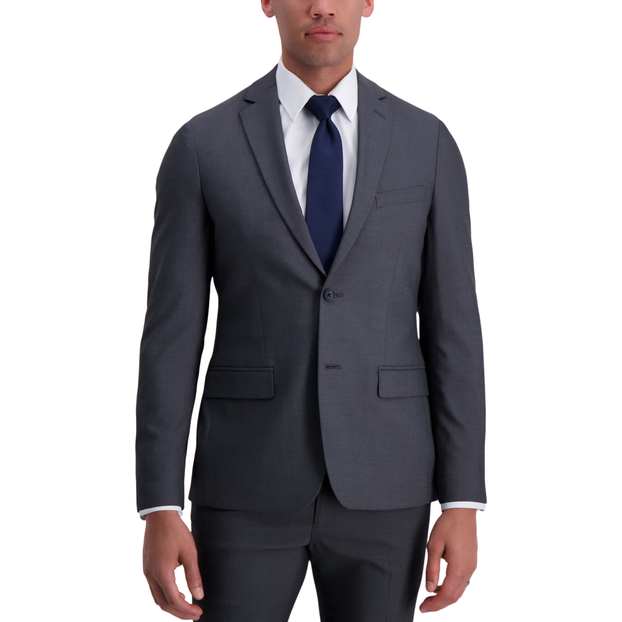 J.M. Haggar Ultra Slim Suit Jacket Med Grey (HZ30965 Clothing Suits) photo