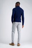 Long Sleeve Turtleneck Sweater, Glacier Blue view# 6