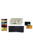 RFID Extra Capacity Slimfold Wallet - Best Dad Ever Emboss, Black view# 5