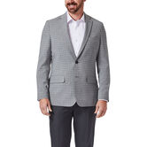 Small Grid Sport Coat, Heather Grey view# 1