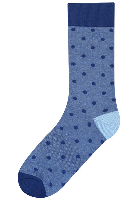 Blue Dot Socks, BLUE view# 1