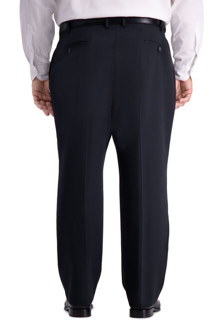 Big &amp; Tall Active Series&trade; Herringbone Suit Pant, Black view# 3