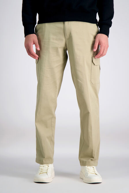 Stretch Comfort Cargo Pant, Khaki view# 2