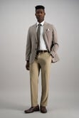Premium Comfort Dress Pant, Khaki view# 3