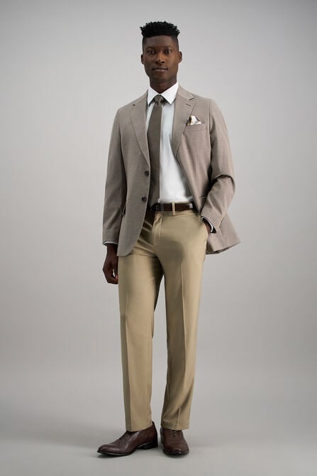 Premium Comfort Dress Pant, Khaki view# 3