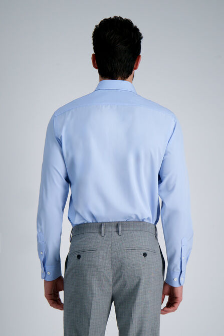 Smart Wash&reg; Dress Shirt - Blue, Light Blue view# 2