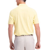 Waffle Texture Golf Polo, Tan view# 2