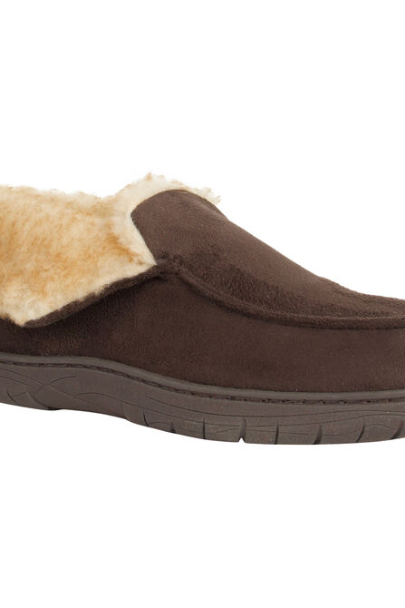 Microsuede Bootie Slippers, Brown view# 2