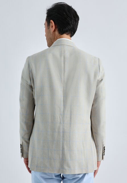 J.M. Haggar Premium Windowpane Blazer, Euro Blue