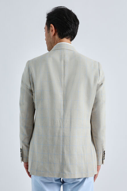 J.M. Haggar Premium Windowpane Blazer, Euro Blue view# 2