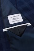 J.M. Haggar Large Check Coat, BLUE view# 6