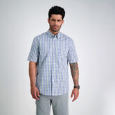 Woven Button Down Shirt - Multi Gingham, Yellow view# 1