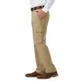 Big &amp; Tall Stretch Comfort Cargo Pant, Khaki view# 2